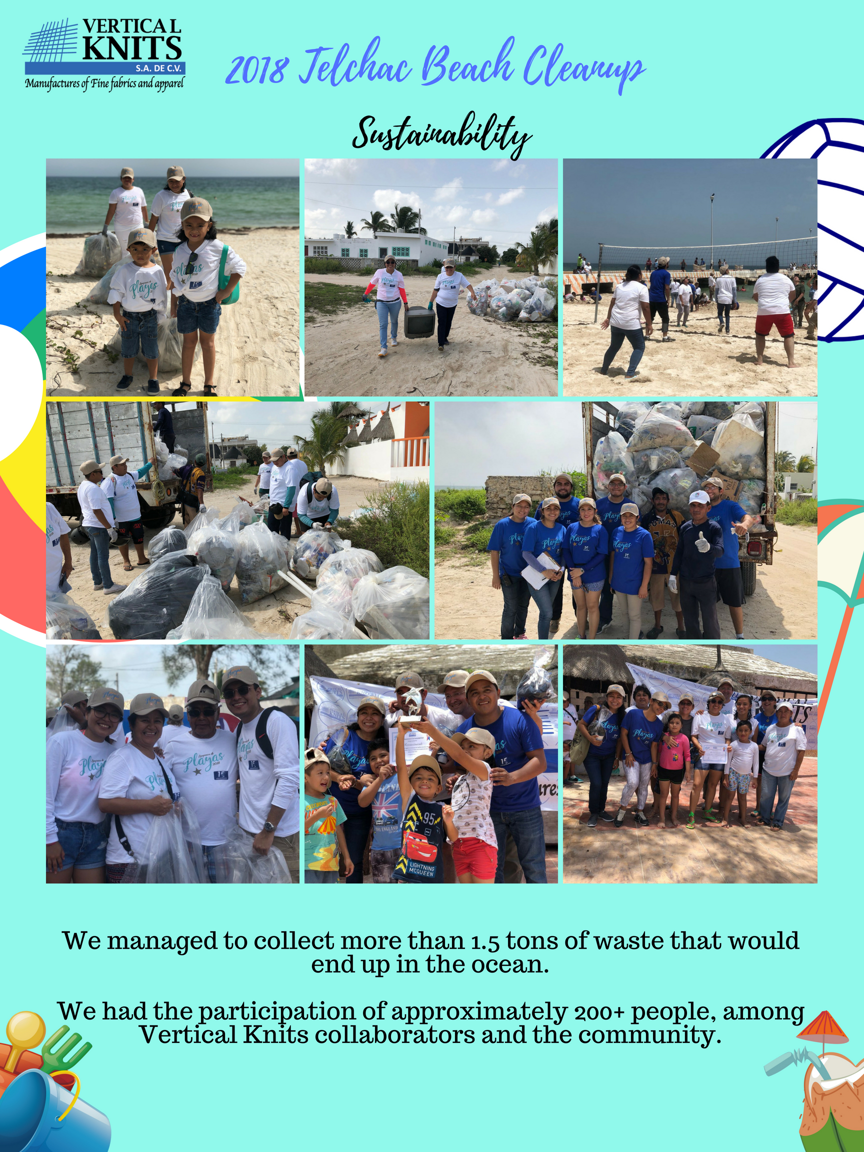 Slide 2018 Telchac Beach Cleanup